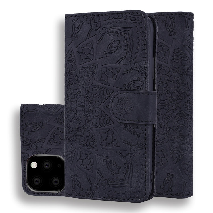 Custodia in pelle goffrata per iPhone 11 Pro Max