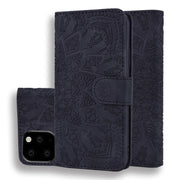 Custodia in pelle goffrata per iPhone 11 Pro Max