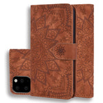 Custodia in pelle goffrata per iPhone 11 Pro Max