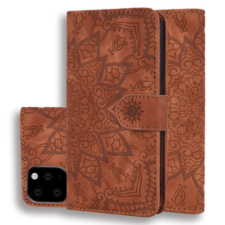 Custodia in pelle goffrata per iPhone 11 Pro Max
