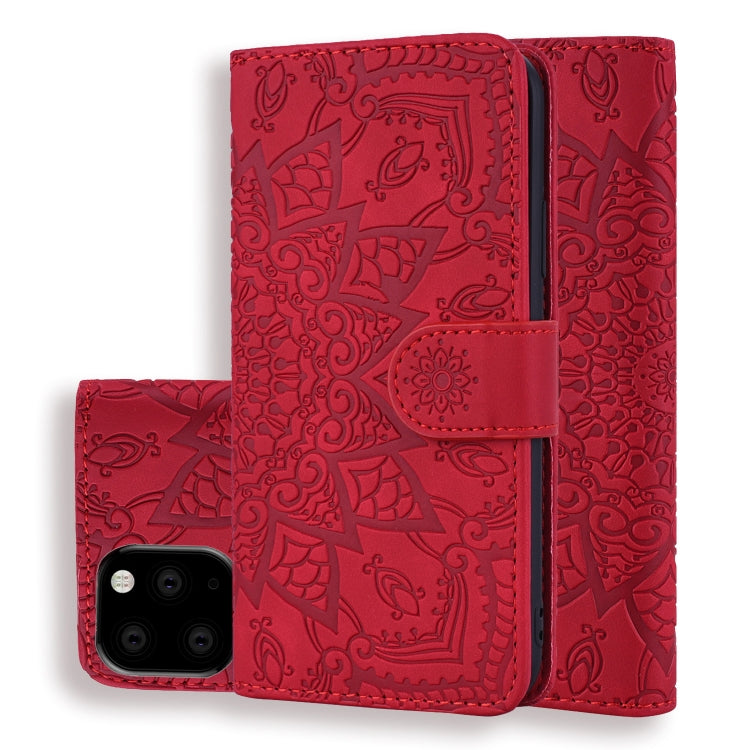 Custodia in pelle goffrata per iPhone 11 Pro Max