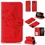 Custodia portafoglio in pelle flip per iPhone compatibile