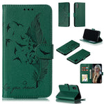 Custodia portafoglio in pelle flip per iPhone compatibile