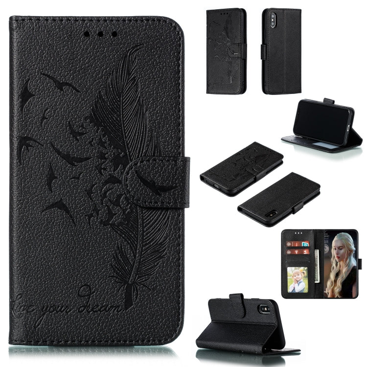 Custodia portafoglio in pelle flip per iPhone compatibile