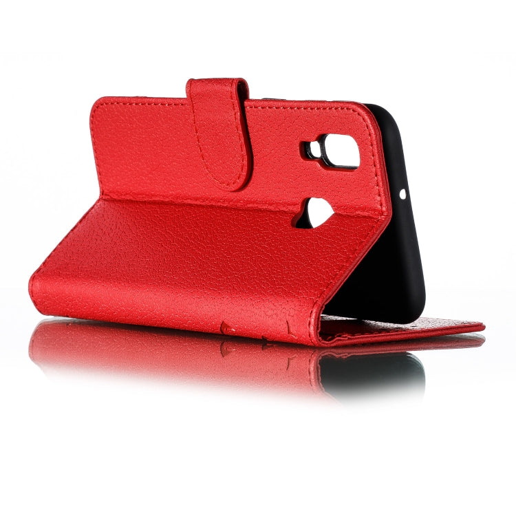 Custodia portafoglio in pelle per Galaxy A70 con slot carte