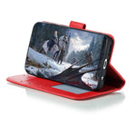 Custodia portafoglio in pelle per Galaxy A70 con slot carte