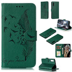 Custodia portafoglio in pelle per Galaxy A70 con slot carte