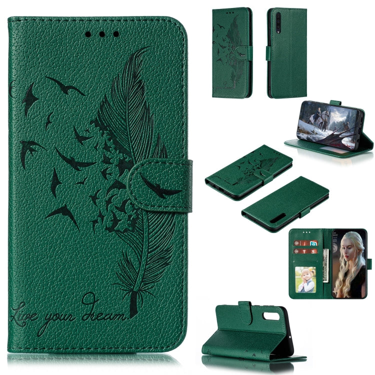 Custodia portafoglio in pelle per Galaxy A70 con slot carte