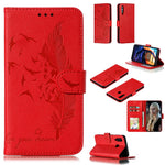 Custodia portafoglio in pelle per Galaxy A70 con slot carte