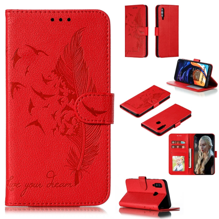 Custodia portafoglio in pelle per Galaxy A70 con slot carte