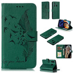 Custodia portafoglio in pelle per Galaxy A70 con slot carte