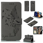 Custodia portafoglio in pelle per Galaxy A70 con slot carte