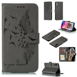 Custodia portafoglio in pelle per Galaxy A70 con slot carte