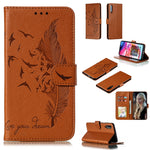Custodia portafoglio in pelle per Galaxy A70 con slot carte