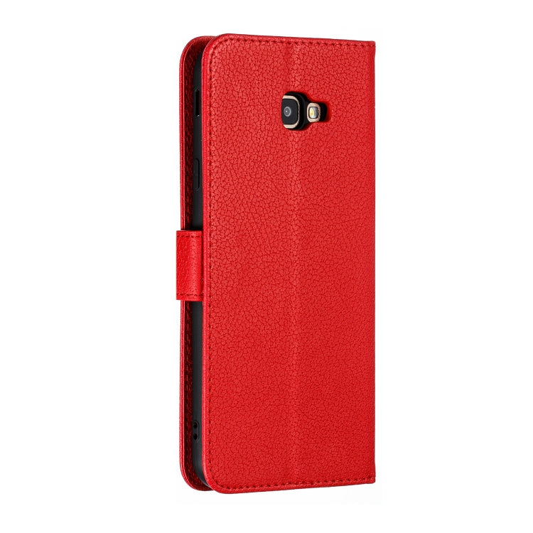 Custodia portafoglio in pelle per Galaxy J6+ con slot carte