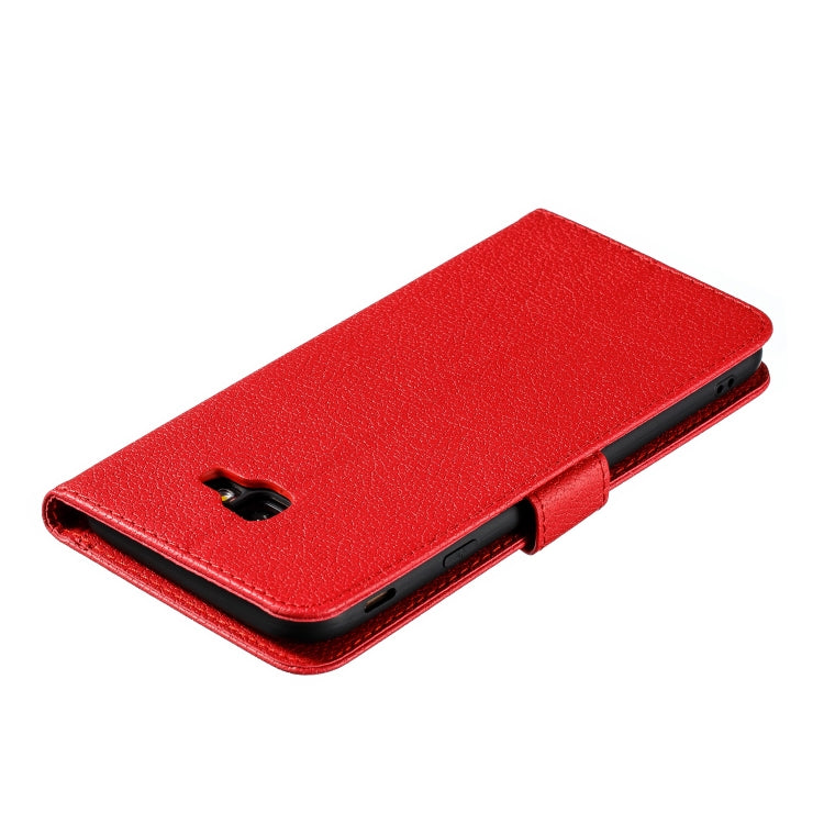 Custodia portafoglio in pelle per Galaxy J6+ con slot carte