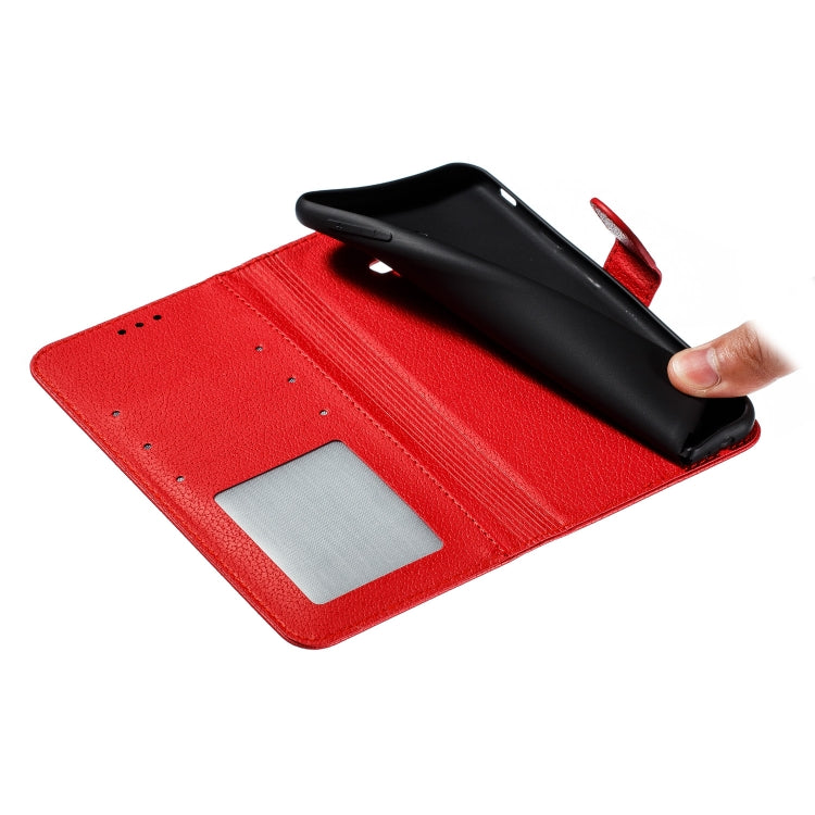 Custodia portafoglio in pelle per Galaxy J6+ con slot carte