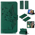 Custodia portafoglio in pelle per Galaxy J6+ con slot carte