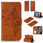 Custodia portafoglio in pelle per Galaxy J6+ con slot carte