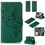 Custodia portafoglio in pelle per Galaxy J6+ con slot carte
