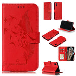 Custodia portafoglio in pelle flip per Samsung Galaxy M20