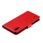 Custodia portafoglio in pelle flip per Samsung Galaxy M20