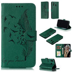 Custodia portafoglio in pelle flip per Samsung Galaxy M20
