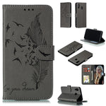 Custodia portafoglio in pelle flip per Samsung Galaxy M20