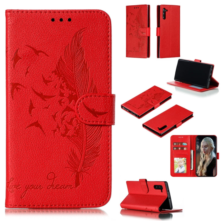 Custodia portafoglio in pelle flip per Galaxy Note10+