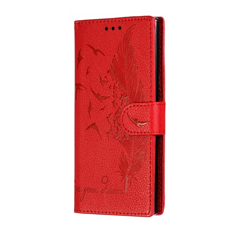Custodia portafoglio in pelle flip per Galaxy Note10+