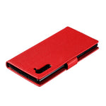 Custodia portafoglio in pelle flip per Galaxy Note10+