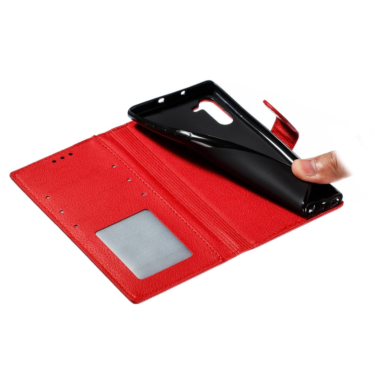 Custodia portafoglio in pelle flip per Galaxy Note10+