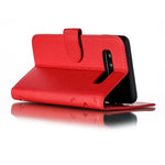 Custodia portafoglio in pelle flip per Samsung Galaxy S10e