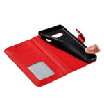 Custodia portafoglio in pelle flip per Samsung Galaxy S10e