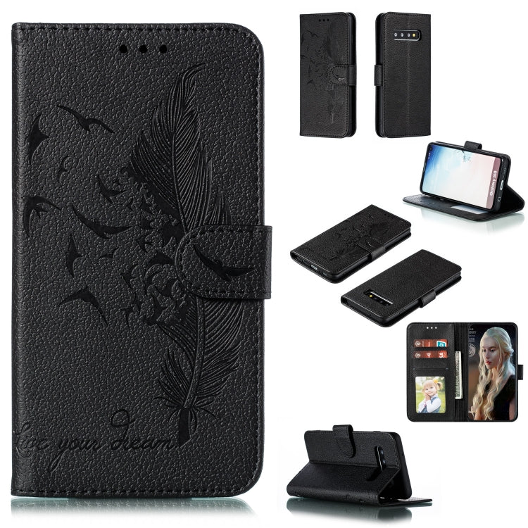 Custodia portafoglio in pelle flip per Samsung Galaxy S10e