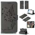 Custodia portafoglio in pelle flip per Samsung Galaxy S10e