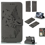 Custodia portafoglio in pelle flip per Samsung Galaxy S10e