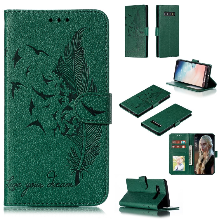 Custodia portafoglio in pelle flip per Samsung Galaxy S10e