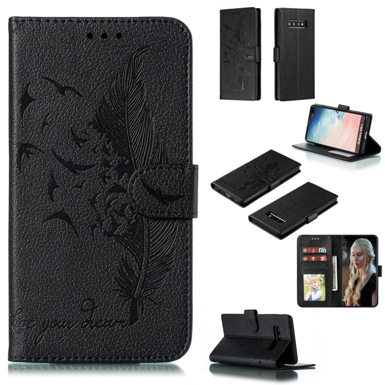 Custodia portafoglio in pelle flip per Samsung Galaxy S10e