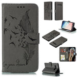 Custodia portafoglio in pelle flip per Samsung Galaxy S10e