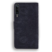 Custodia in pelle goffrata con motivo a doppia piegatura in vitello con portafoglio, porta carte e slot per carte, for Xiaomi Redmi 7A, for Xiaomi Redmi Note 6 / Note 6 Pro, for Xiaomi Redmi 6 / 6A, for Xiaomi Redmi K20 / K20 Pro                       ...