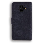 Custodia portafoglio in pelle con slot carte per Galaxy J5 2016