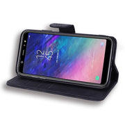 Custodia portafoglio in pelle con slot carte per Galaxy J5 2016