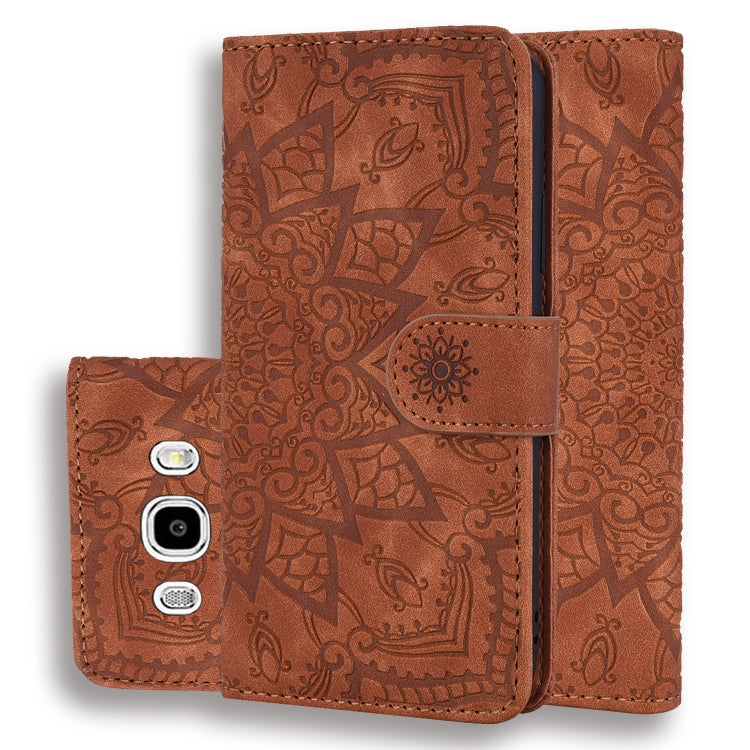 Custodia portafoglio in pelle con slot carte per Galaxy J5 2016