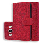 Custodia portafoglio in pelle con slot carte per Galaxy J5 2016