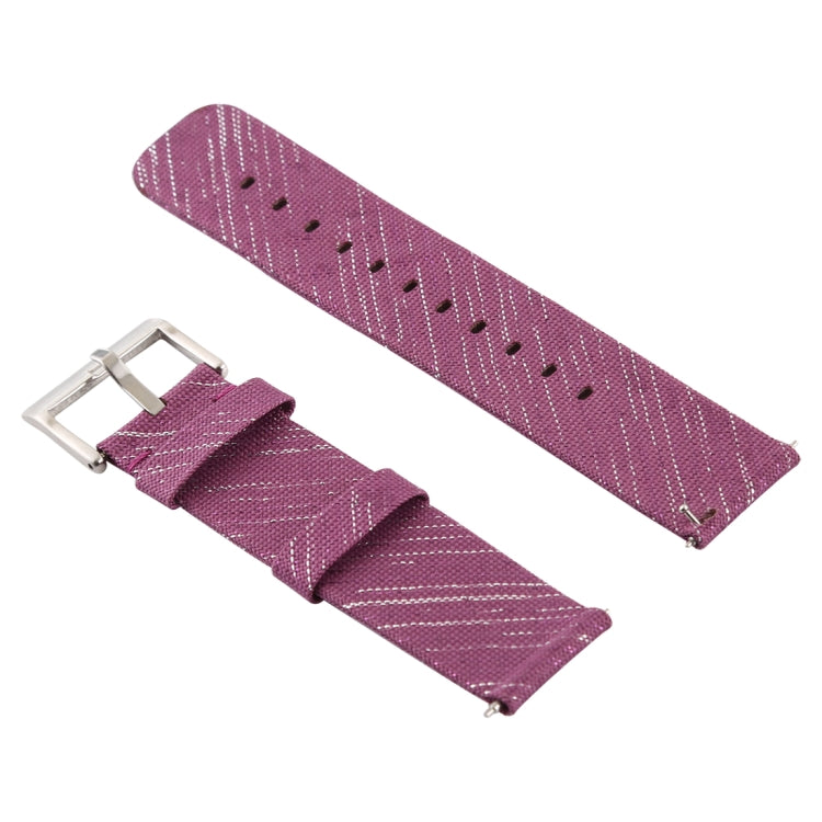 Cinturino da polso in tela di moda semplice per Fitbit Versa