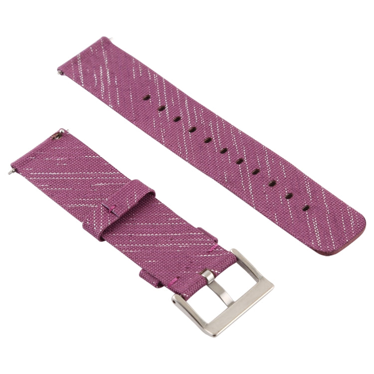 Cinturino da polso in tela di moda semplice per Fitbit Versa