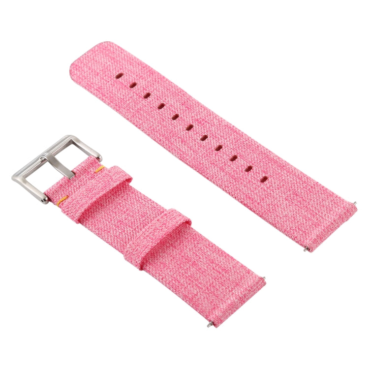 Cinturino da polso in tela di moda semplice per Fitbit Versa