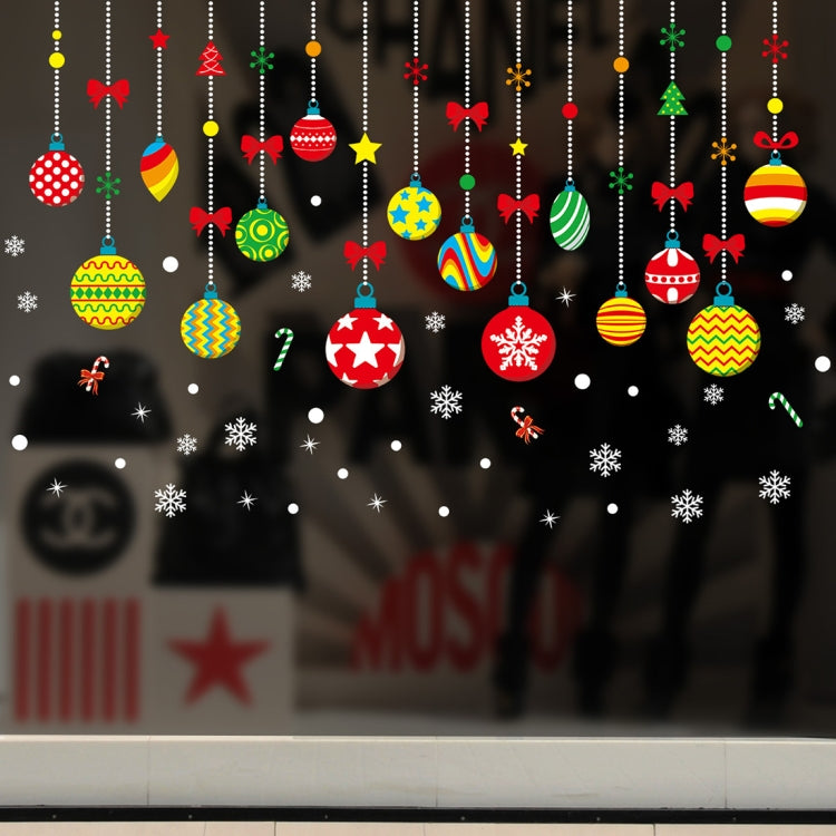 Decorazione dell'autoadesivo della parete del festival di Natale smontabile della porta di vetro della finestra