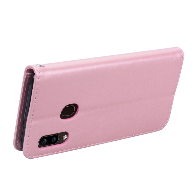 Custodia portafoglio in pelle sintetica per Galaxy A20e